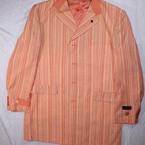 Orange Mens 3 piece suit